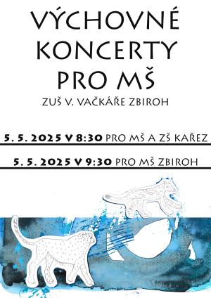 Výchovné koncerty pro MŠ a ZŠ Kařez