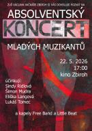 Absolventský koncert Sindy Rídlové, Elišky Langové, Šimona Mudry a Lukáše Tomce